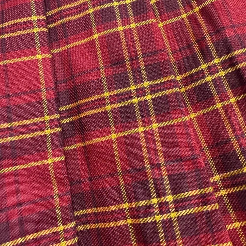 Harry Potter Gryffindor Plaid Skirt Pleated Mini NWT‎ Red Gold Lrg Hermione - Picture 13 of 13